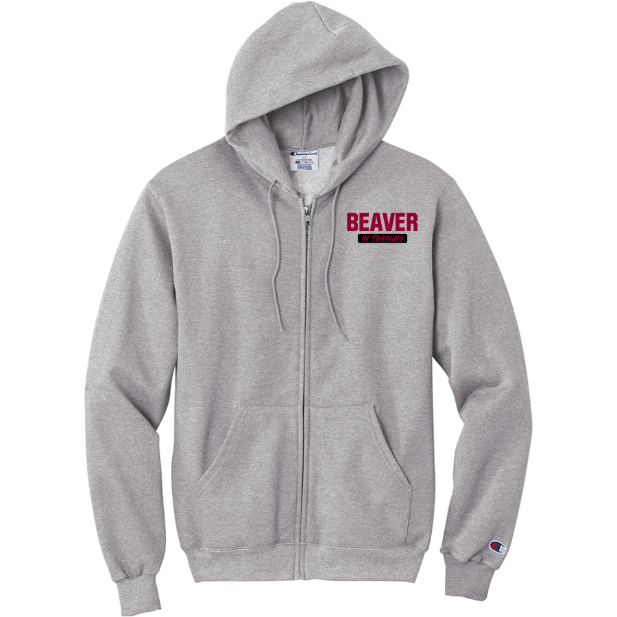 BLUEFIELD HIGH SCHOOL BEAVERS <span class="pdp-name-mascot">BLUEFIELD BEAVERS</span> Champion Men's Powerblend Full-Zip Hoodie