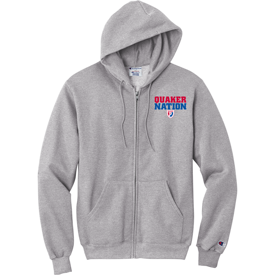 Plainfield Quakers <span class="pdp-name-mascot">Plainfield Quakers</span> Champion Men's Powerblend Full-Zip Hoodie