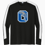 OCRACOKE SCHOOL DOLPHINS <span class="pdp-name-mascot">OCRACOKE DOLPHINS</span> Sport-Tek Men's Competitor United Long-Sleeve Crew Front Thumbnail