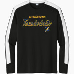 LITTLESTOWN HIGH SCHOOL THUNDERBOLTS Sport-Tek Men's Competitor United Long-Sleeve Crew Front Thumbnail