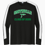 SMITHVILLE R-2 HIGH SCHOOL WARRIORS <span class="pdp-name-mascot">SMITHVILLE WARRIORS</span> Sport-Tek Men's Competitor United Long-Sleeve Crew Front Thumbnail