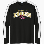 NEW ALBANY HIGH SCHOOL EAGLES Sport-Tek Men's Competitor United Long-Sleeve Crew Front Thumbnail