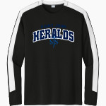 SAINT JOHN HERALDS <span class="pdp-name-mascot">SAINT JOHN HERALDS</span> Sport-Tek Men's Competitor United Long-Sleeve Crew Front Thumbnail