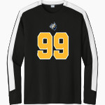 Oxford Wildcats <span class="pdp-name-mascot">Oxford Wildcats</span> Sport-Tek Men's Competitor United Long-Sleeve Crew Front Thumbnail