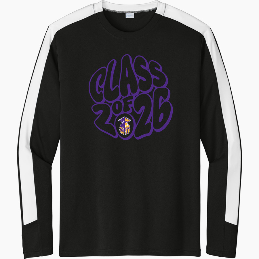 SEBEKA HIGH SCHOOL Trojans Online Store <span class="pdp-name-mascot">SEBEKA TROJANS</span> Sport-Tek Men's Competitor United Long-Sleeve Crew
