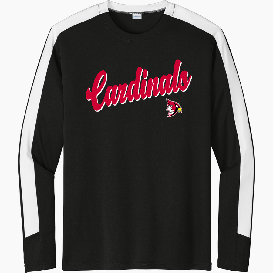 Eleva-Strum Cardinals <span class="pdp-name-mascot">Eleva-Strum Cardinals</span> Sport-Tek Men's Competitor United Long-Sleeve Crew