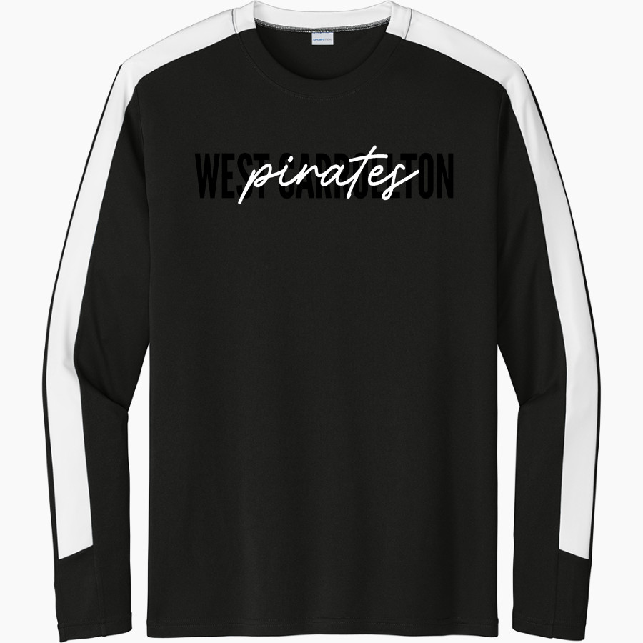 West Carrollton Pirates <span class="pdp-name-mascot">West Carrollton Pirates</span> Sport-Tek Men's Competitor United Long-Sleeve Crew