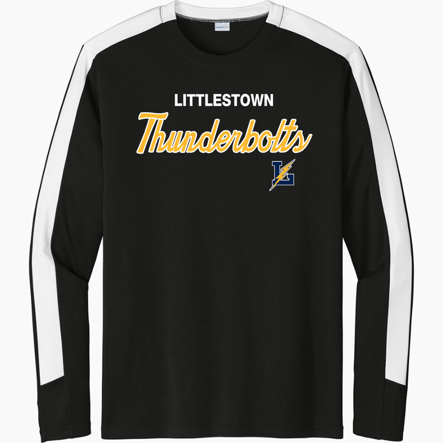 LITTLESTOWN HIGH SCHOOL THUNDERBOLTS <span class="pdp-name-mascot">LITTLESTOWN THUNDERBOLTS</span> Sport-Tek Men's Competitor United Long-Sleeve Crew