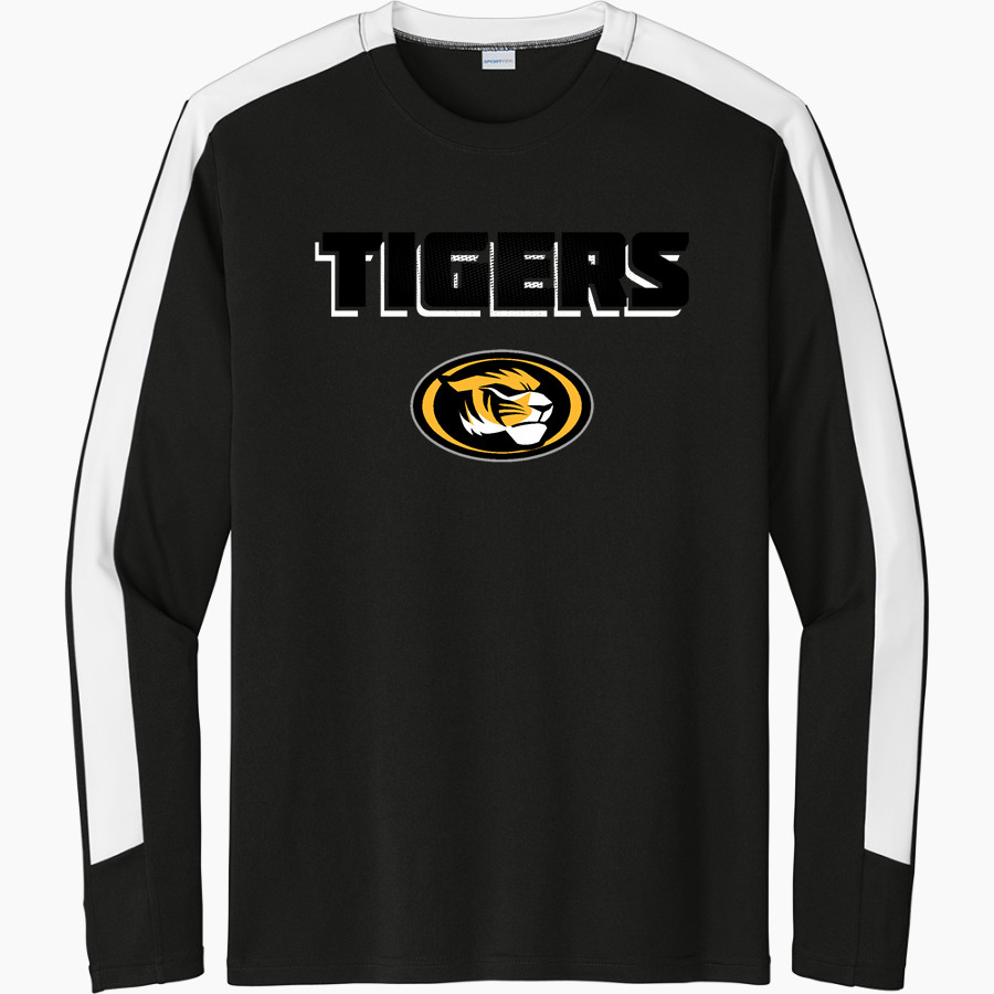 Trinity Tigers <span class="pdp-name-mascot">Trinity College of Florida Tigers</span> Sport-Tek Men's Competitor United Long-Sleeve Crew
