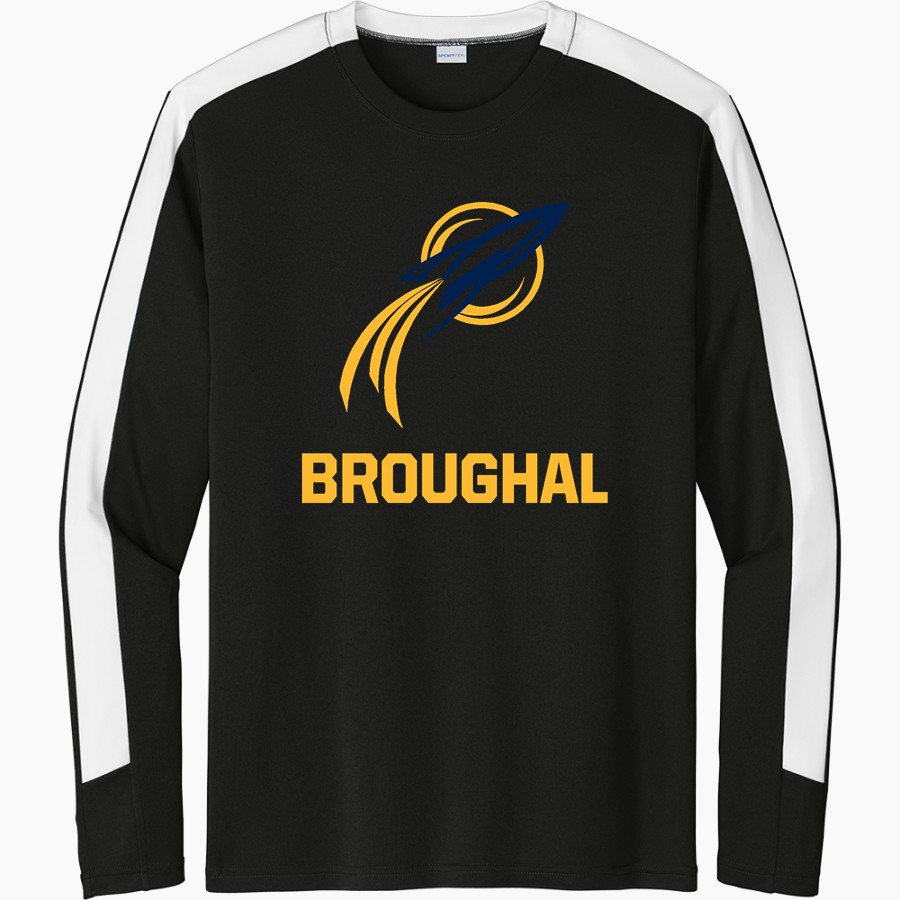Broughal Rockets <span class="pdp-name-mascot">Broughal Rockets</span> Sport-Tek Men's Competitor United Long-Sleeve Crew