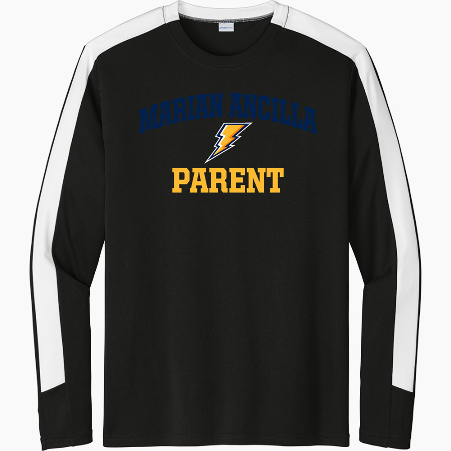 Marian Ancilla Chargers Sport-Tek Men's Competitor United Long-Sleeve Crew