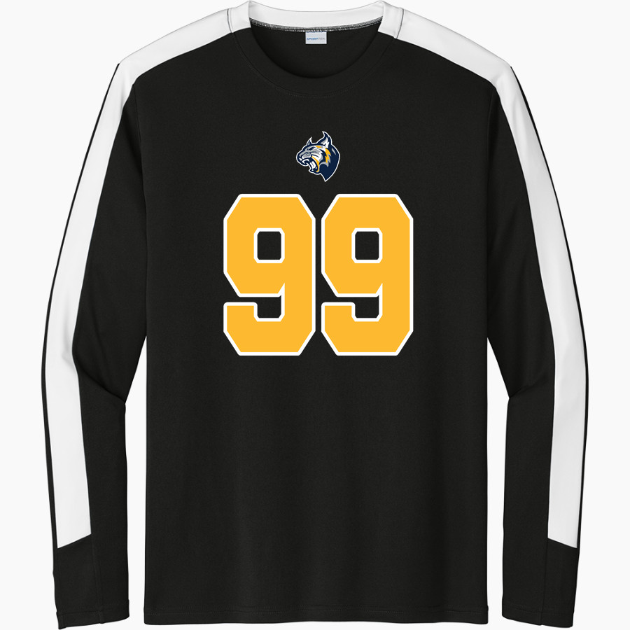 Oxford Wildcats <span class="pdp-name-mascot">Oxford Wildcats</span> Sport-Tek Men's Competitor United Long-Sleeve Crew
