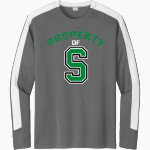 WEST MONONA HIGH SCHOOL SPARTANS <span class="pdp-name-mascot">WEST MONONA SPARTANS</span> Sport-Tek Men's Competitor United Long-Sleeve Crew Front Thumbnail