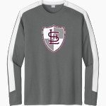 LOWELL HIGH SCHOOL RED RAIDERS <span class="pdp-name-mascot">LOWELL RED RAIDERS</span> Sport-Tek Men's Competitor United Long-Sleeve Crew Front Thumbnail