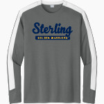 STERLING HIGH SCHOOL GOLDEN WARRIORS Sport-Tek Men's Competitor United Long-Sleeve Crew Front Thumbnail