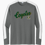 CAMPO VERDE HIGH SCHOOL COYOTES <span class="pdp-name-mascot">CAMPO VERDE COYOTES</span> Sport-Tek Men's Competitor United Long-Sleeve Crew Front Thumbnail