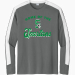 WEST MONONA HIGH SCHOOL SPARTANS Sport-Tek Men's Competitor United Long-Sleeve Crew Front Thumbnail
