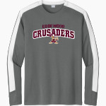 EDGEWOOD CRUSADERS The Official Online Store Sport-Tek Men's Competitor United Long-Sleeve Crew Front Thumbnail