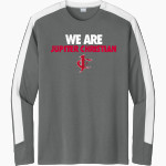 Jupiter Christian Eagles Sport-Tek Men's Competitor United Long-Sleeve Crew Front Thumbnail