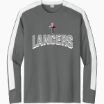 Manitowoc Lutheran Lancers <span class="pdp-name-mascot">Manitowoc Lutheran High School Lancers</span> Sport-Tek Men's Competitor United Long-Sleeve Crew Front Thumbnail