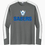 Susquehanna Sabers <span class="pdp-name-mascot">Susquehanna Community High School Sabers</span> Sport-Tek Men's Competitor United Long-Sleeve Crew Front Thumbnail