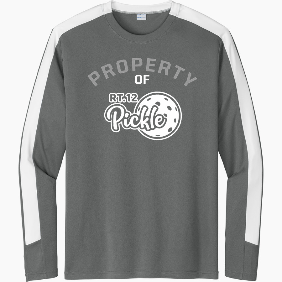 Rt. 12 Pickle Rt. 12 Pickle <span class="pdp-name-mascot">Rt. 12 Pickle</span> Sport-Tek Men's Competitor United Long-Sleeve Crew