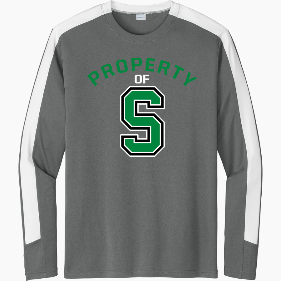 WEST MONONA HIGH SCHOOL SPARTANS <span class="pdp-name-mascot">WEST MONONA SPARTANS</span> Sport-Tek Men's Competitor United Long-Sleeve Crew