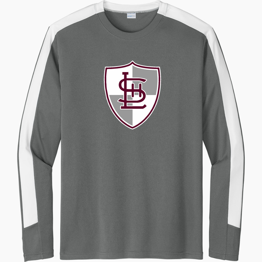 LOWELL HIGH SCHOOL RED RAIDERS <span class="pdp-name-mascot">LOWELL RED RAIDERS</span> Sport-Tek Men's Competitor United Long-Sleeve Crew