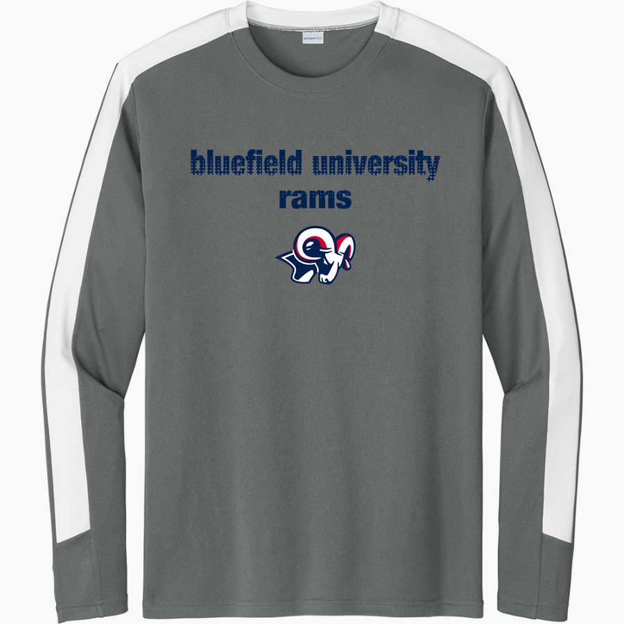 Bluefield University Sideline Store <span class="pdp-name-mascot">Bluefield University</span> Sport-Tek Men's Competitor United Long-Sleeve Crew