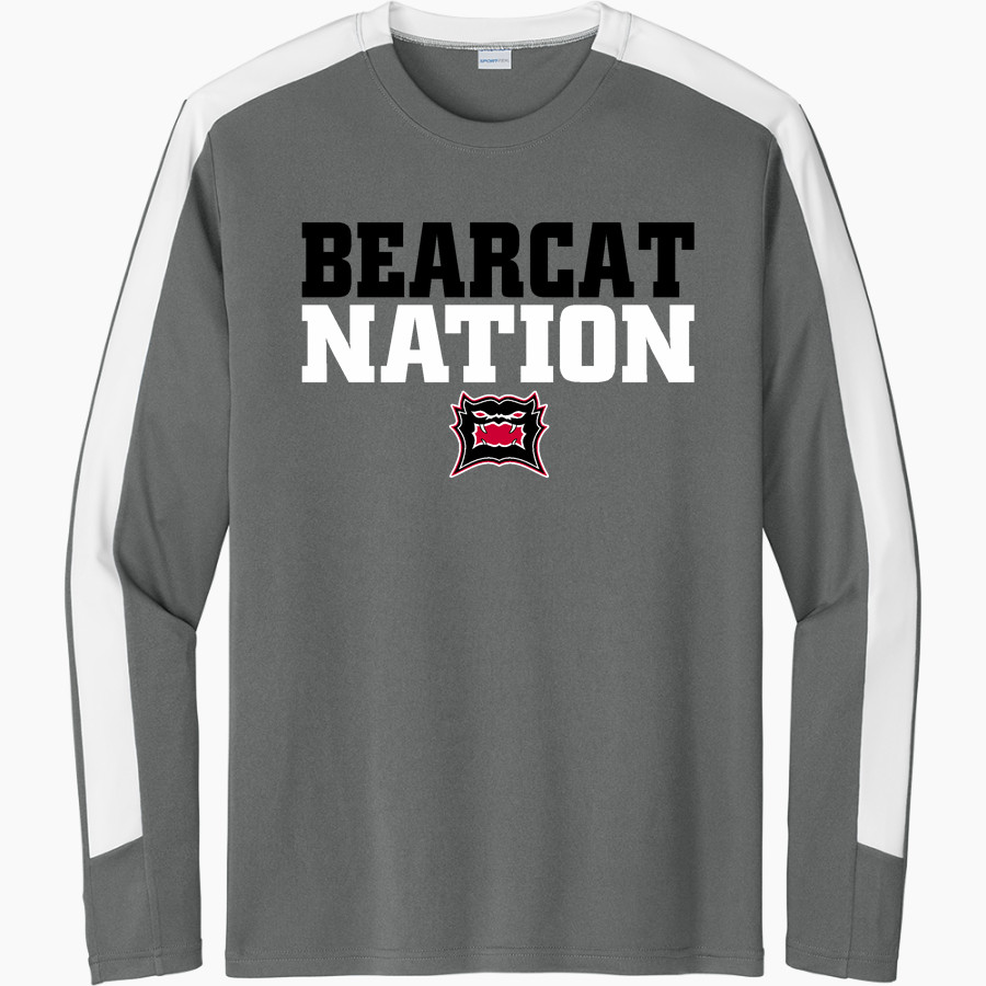 SPENCERVILLE HIGH SCHOOL BEARCATS <span class="pdp-name-mascot">SPENCERVILLE BEARCATS</span> Sport-Tek Men's Competitor United Long-Sleeve Crew