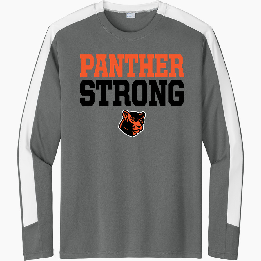 FLAGLER HIGH SCHOOL PANTHERS Sport-Tek Men's Competitor United Long-Sleeve Crew