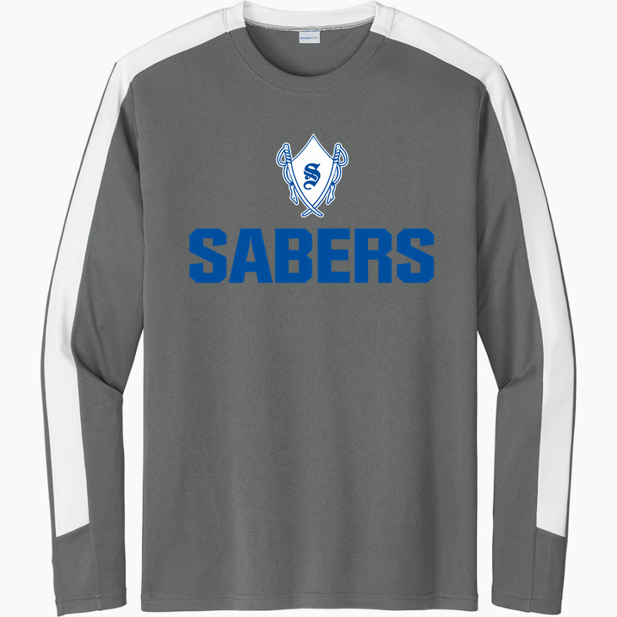 Susquehanna Sabers <span class="pdp-name-mascot">Susquehanna Community High School Sabers</span> Sport-Tek Men's Competitor United Long-Sleeve Crew