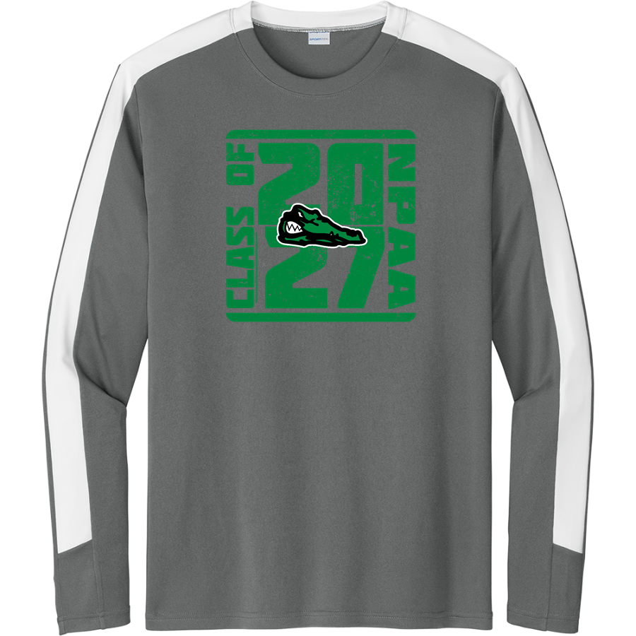 NEWBURY PARK ADVENTIST ACADEMY GATORS <span class="pdp-name-mascot">NEWBURY PARK ADVENTIST ACADEMY GATORS</span> Sport-Tek Men's Competitor United Long-Sleeve Crew