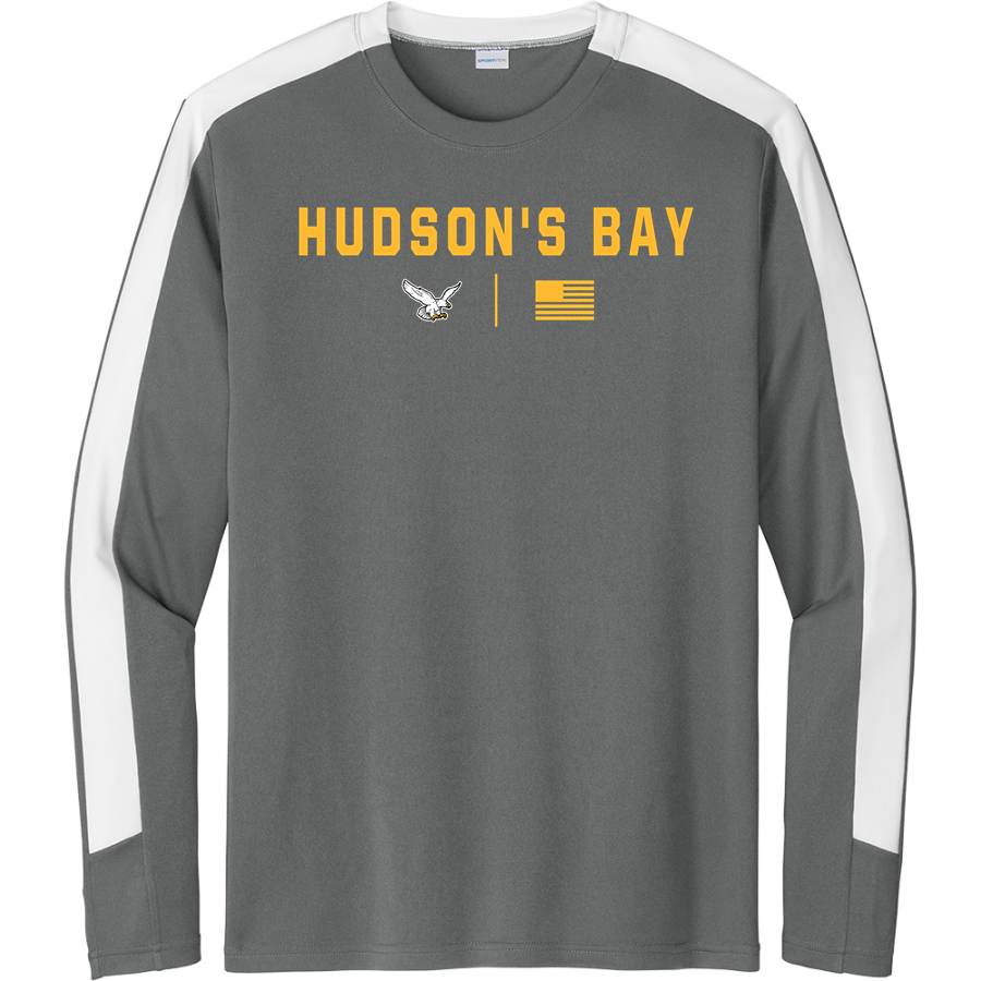 Hudson's Bay Eagles <span class="pdp-name-mascot">Hudson's Bay Eagles</span> Sport-Tek Men's Competitor United Long-Sleeve Crew
