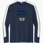 HIDALGO EARLY COLLEGE HIGH SCHOOL PIRATES <span class="pdp-name-mascot">HIDALGO EARLY COLLEGE PIRATES</span> Sport-Tek Men's Competitor United Long-Sleeve Crew Front Thumbnail