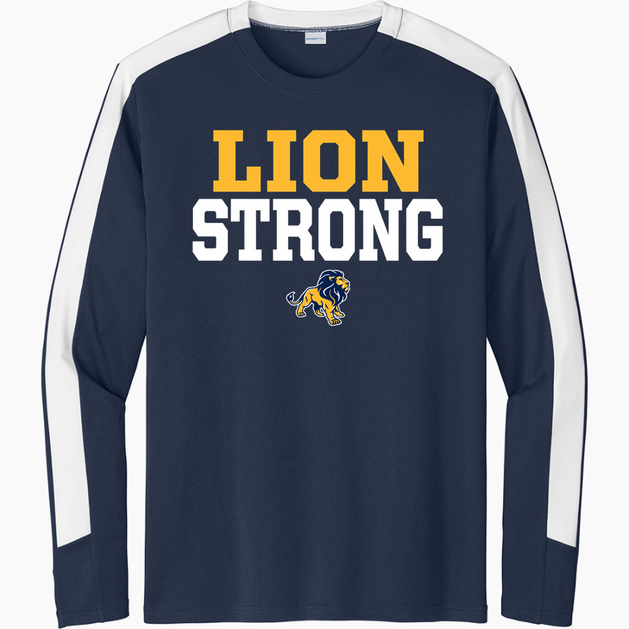 Founders Classical Lions <span class="pdp-name-mascot">Founders Classical Lions</span> Sport-Tek Men's Competitor United Long-Sleeve Crew