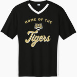 Lebanon Tigers <span class="pdp-name-mascot">Lebanon Tigers</span> Sport-Tek Men's Competitor United Short-Sleeve V-Neck Front Thumbnail