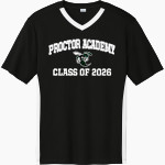 PROCTOR ACADEMY HORNETS <span class="pdp-name-mascot">PROCTOR ACADEMY HORNETS</span> Sport-Tek Men's Competitor United Short-Sleeve V-Neck Front Thumbnail