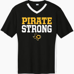CRANDALL HIGH SCHOOL PIRATES Sport-Tek Men's Competitor United Short-Sleeve V-Neck Front Thumbnail