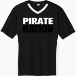 PECK COMMUNITY Pirates <span class="pdp-name-mascot">PECK COMMUNITY SCHOOLS Pirates</span> Sport-Tek Men's Competitor United Short-Sleeve V-Neck Front Thumbnail