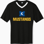 Mothers Of Mount Markham Students Mustangs Sport-Tek Men's Competitor United Short-Sleeve V-Neck Front Thumbnail