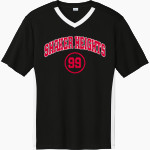Shaker Heights Schools <span class="pdp-name-mascot">Shaker Heights</span> Sport-Tek Men's Competitor United Short-Sleeve V-Neck Front Thumbnail