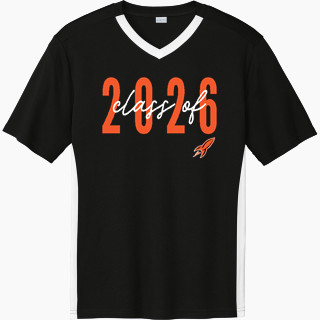 Sport-Tek Men's Competitor United Short-Sleeve V-Neck