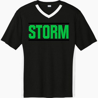 Sport-Tek Men's Competitor United Short-Sleeve V-Neck