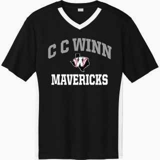 Sport-Tek Men's Competitor United Short-Sleeve V-Neck