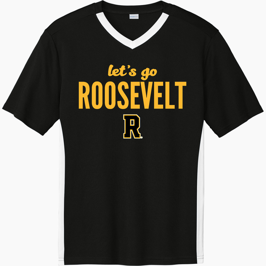 Roosevelt Roughriders <span class="pdp-name-mascot">Roosevelt Riders</span> Sport-Tek Men's Competitor United Short-Sleeve V-Neck