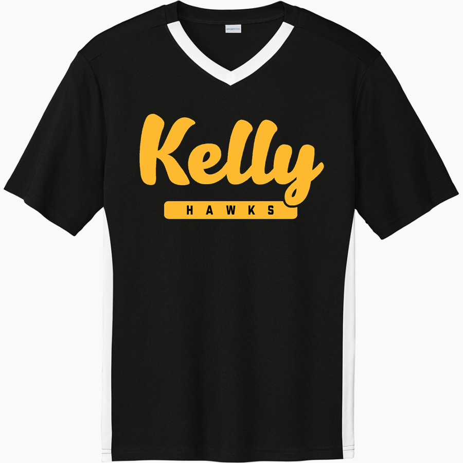 Kelly Hawks <span class="pdp-name-mascot">Kelly Hawks</span> Sport-Tek Men's Competitor United Short-Sleeve V-Neck