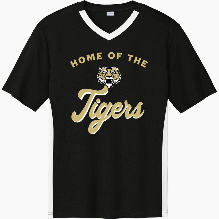 Lebanon Tigers <span class="pdp-name-mascot">Lebanon Tigers</span> Sport-Tek Men's Competitor United Short-Sleeve V-Neck