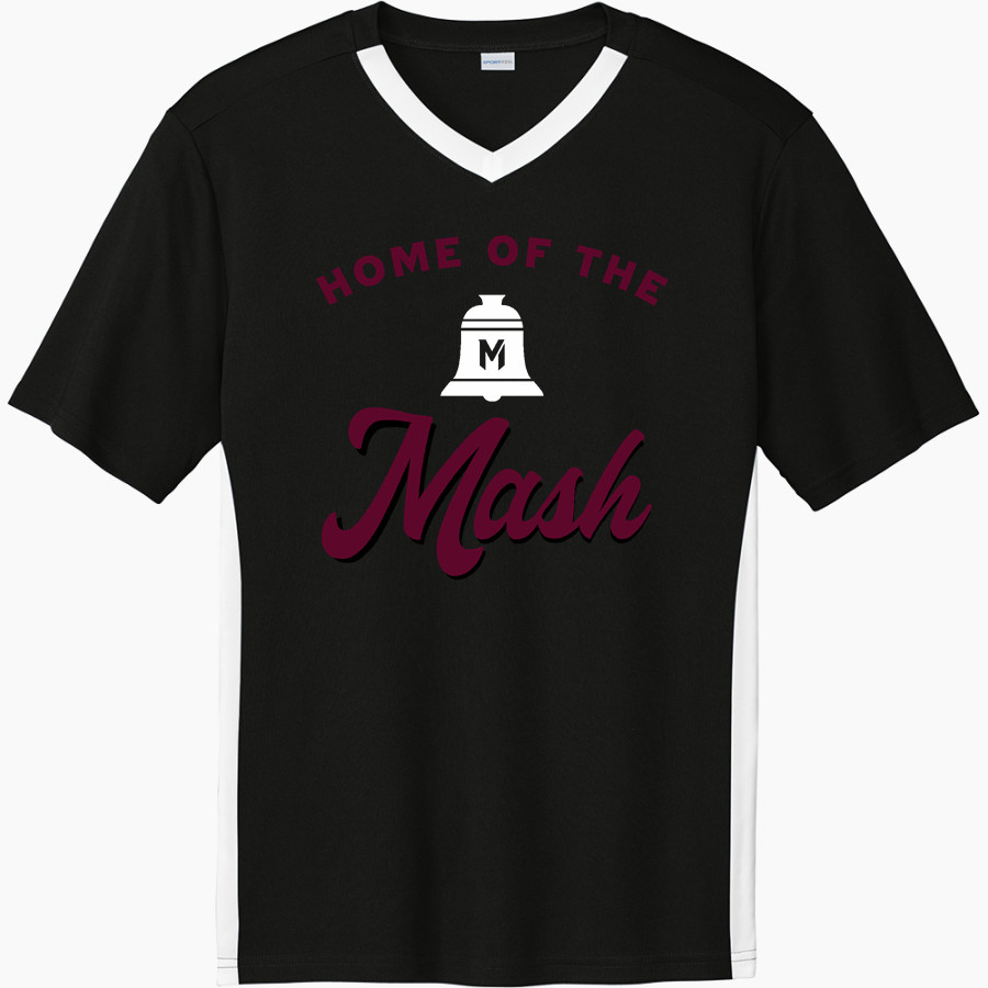 Mash Athletics <span class="pdp-name-mascot">Minnesota Mash Baseball Club</span> Sport-Tek Men's Competitor United Short-Sleeve V-Neck