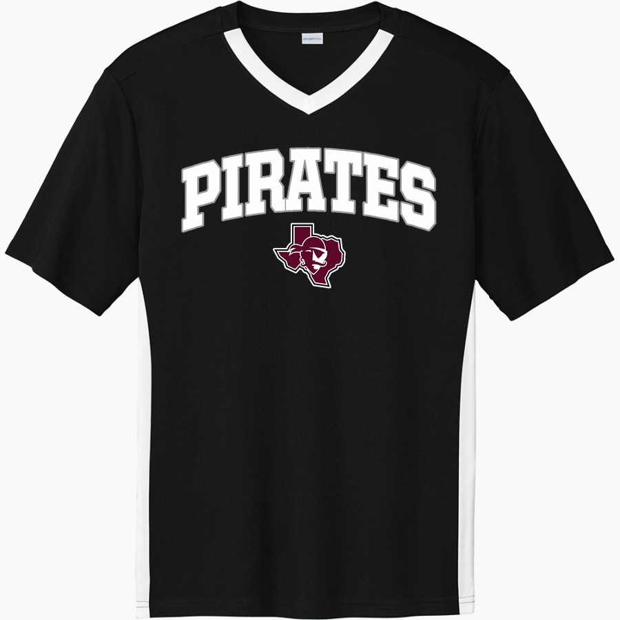 EULA HIGH SCHOOL PIRATES Sport-Tek Men's Competitor United Short-Sleeve V-Neck